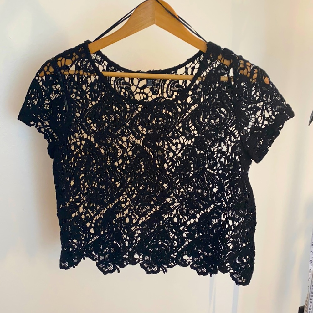 Lace Cropped Top